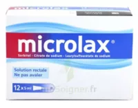 Microlax Sorbitol Citrate Et Laurilsulfoacetate De Sodium S Rect En Récipient Unidose 12récip-unidoses-can/5ml à Clermont-Ferrand