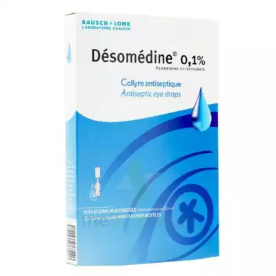 Desomedine 0,1 % Collyre Sol 10fl/0,6ml à Clermont-Ferrand